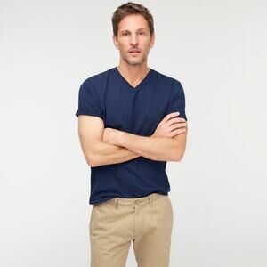 J. Crew Broken-in short-sleeve V-neck T-shirt